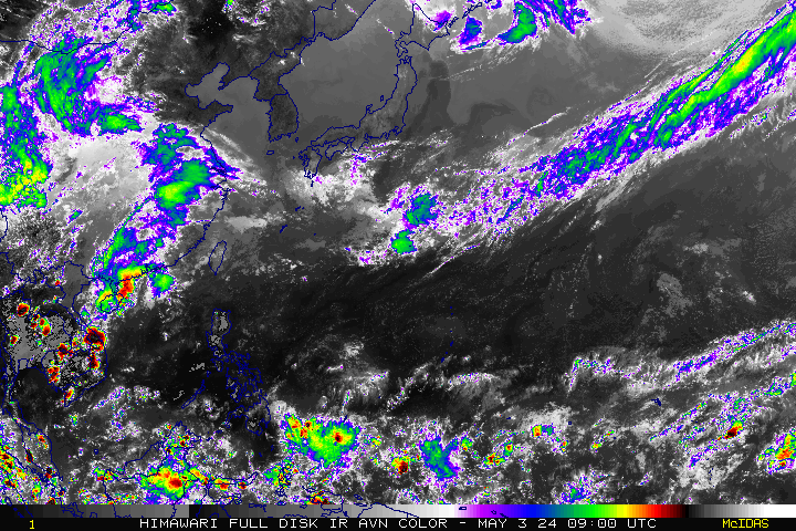 Western Pacific Tropical Activity 