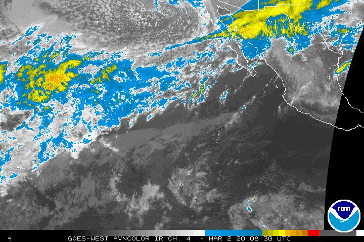 Western Half of Eastern Pacific Infrared