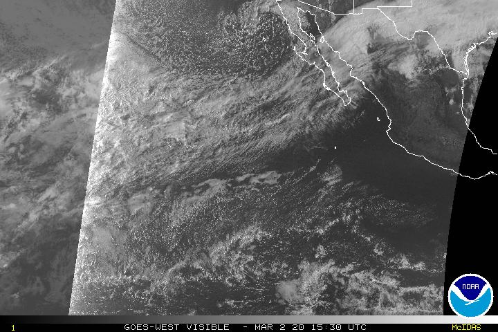 GOES West: East Pacific Visible