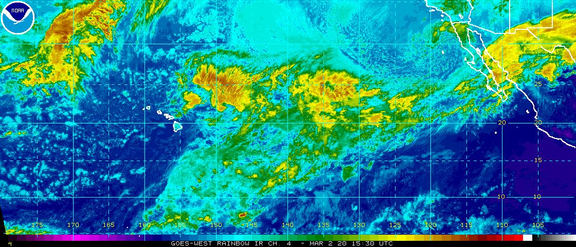 Latest East-Central Pacific Basin Infra-Red Satellite Image