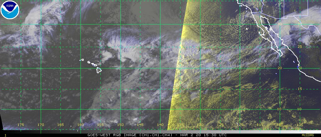 Latest East-Central Pacific Basin Visible Satellite Image
