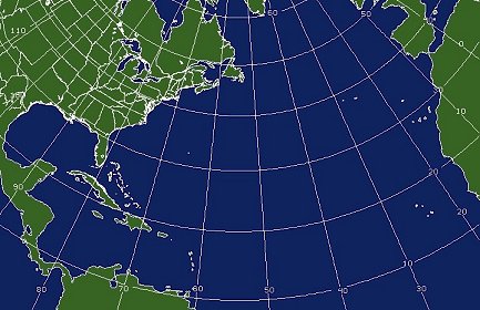 North Atlantic Coverage Map