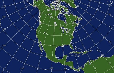 Northern Hemisphere Coverage Map
