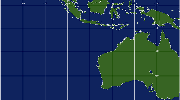 Tropical West Australia Coverage Map