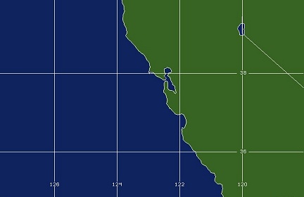 San Francisco Bay, CA WFO Coverage Map