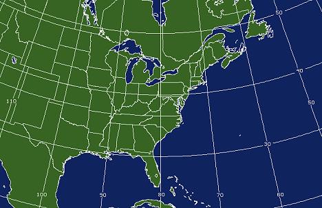 Eastern  U.S. Coverage Map