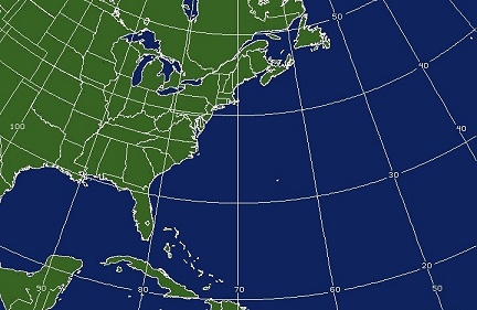 Northwest Atlantic Coverage Map